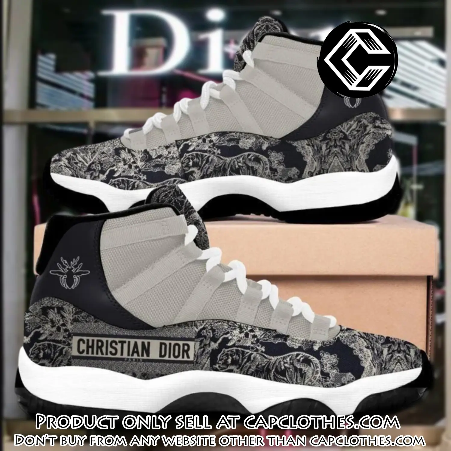Christian dior luxury air jordan 11 shoes hot  dior sneakers gifts for men women cc4012690